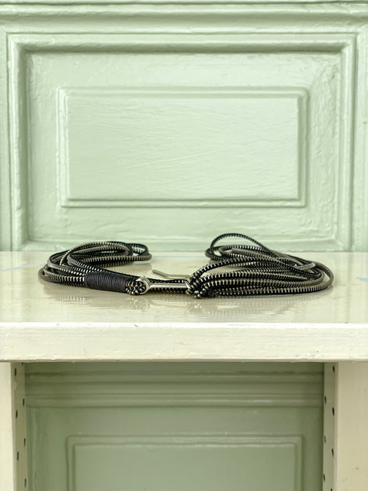 Helmut Lang AW03 Multi-Zipper Metal Belt