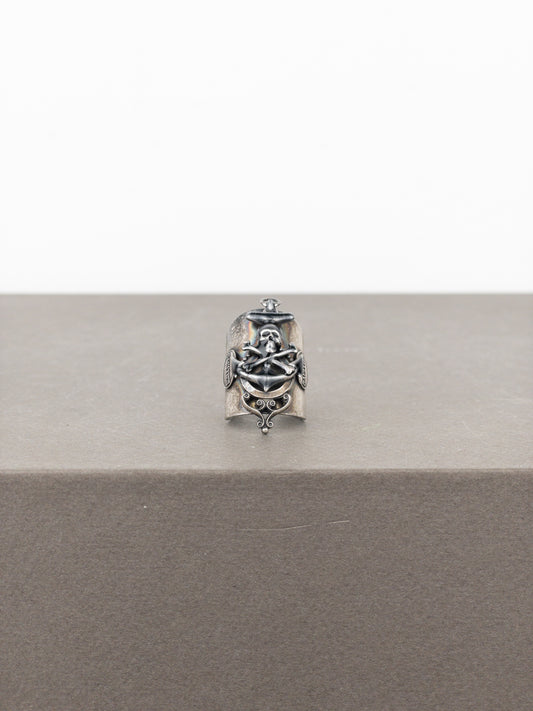 Jean Paul Gaulter AW94 Bronze-Colored Anchor Skull Logo Ring