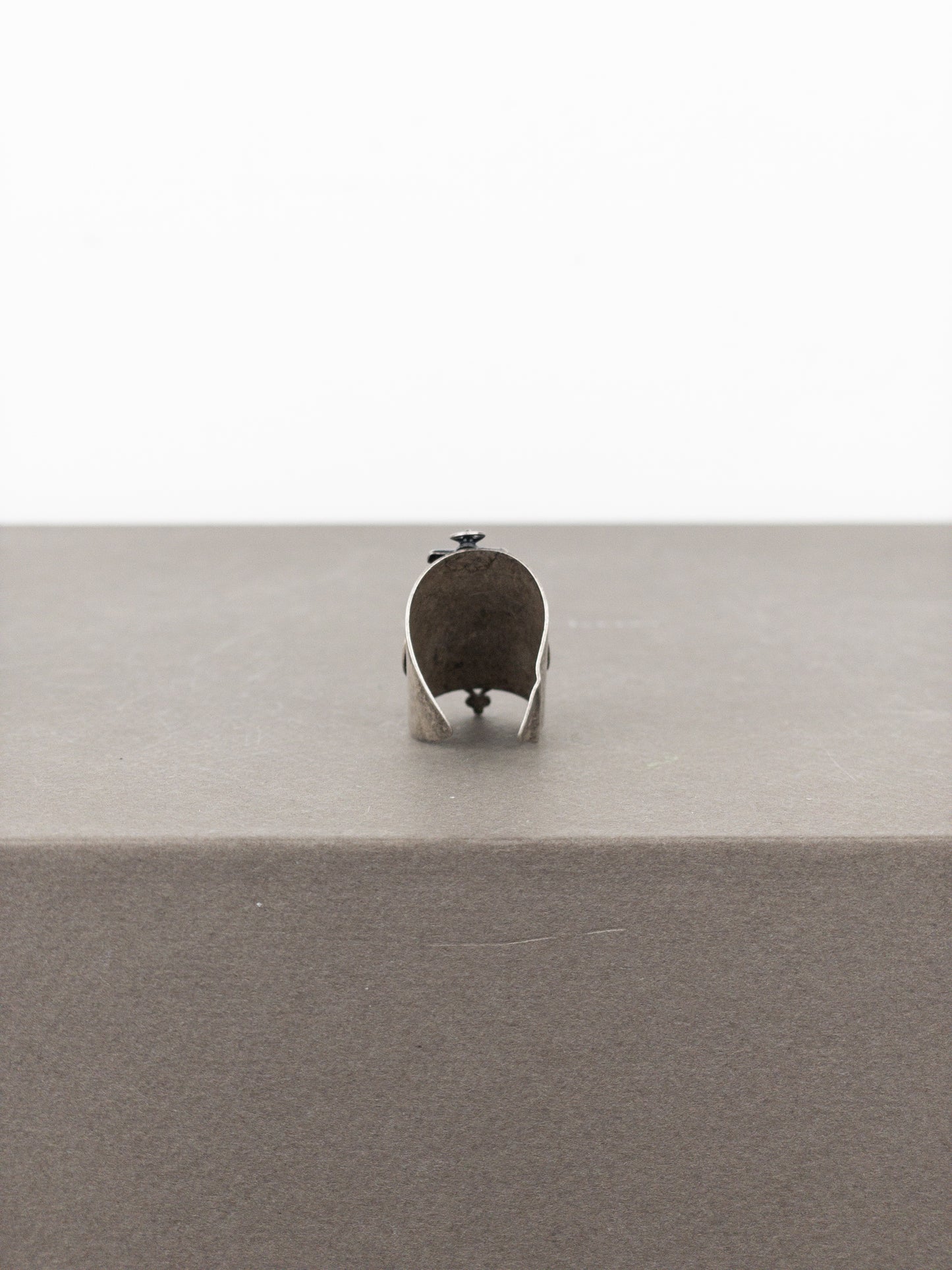 Jean Paul Gaulter AW94 Bronze-Colored Anchor Skull Logo Ring