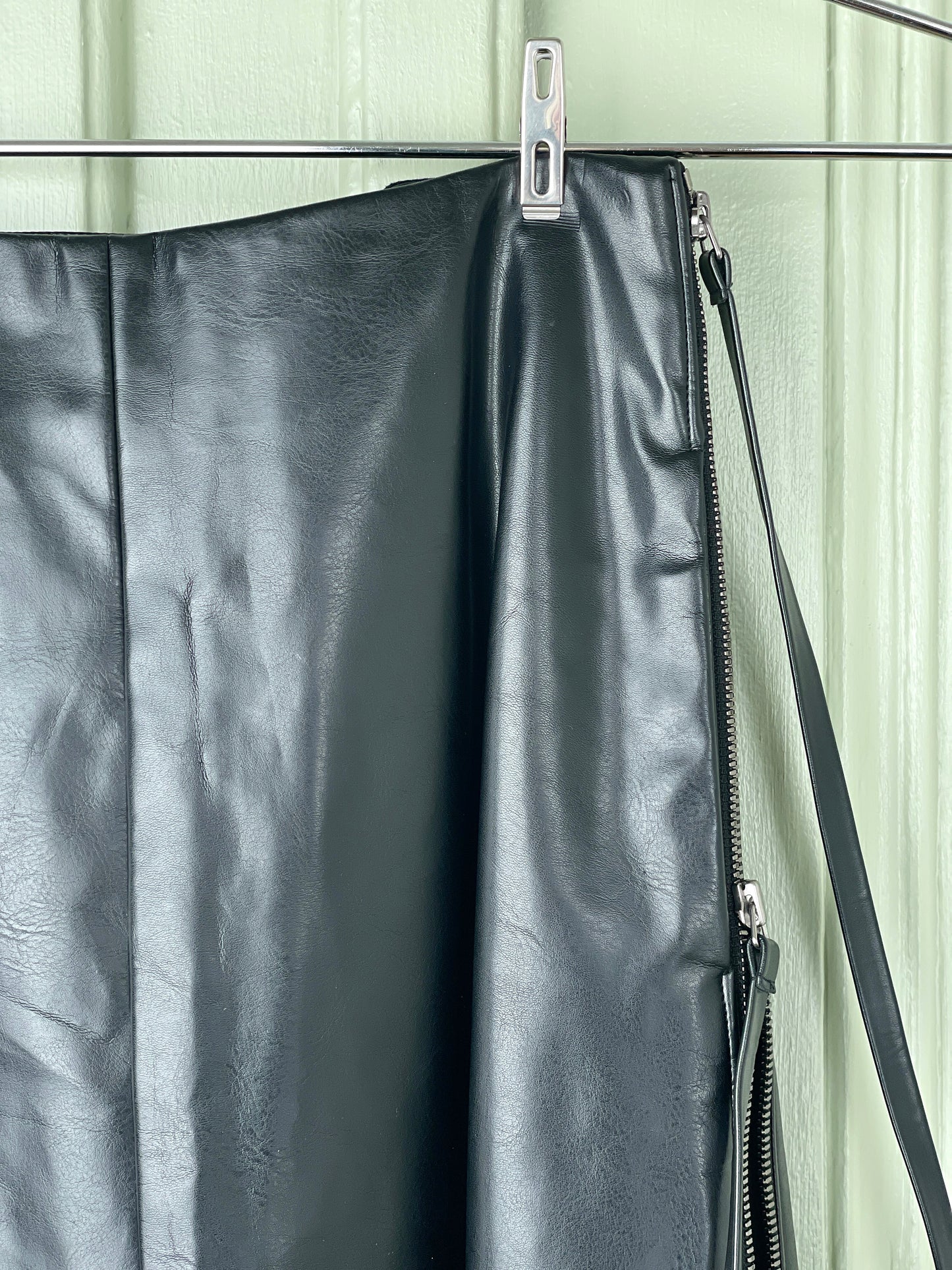 Maison Margiela AW11 Artisanal Faux Leather Maxi-Skirt