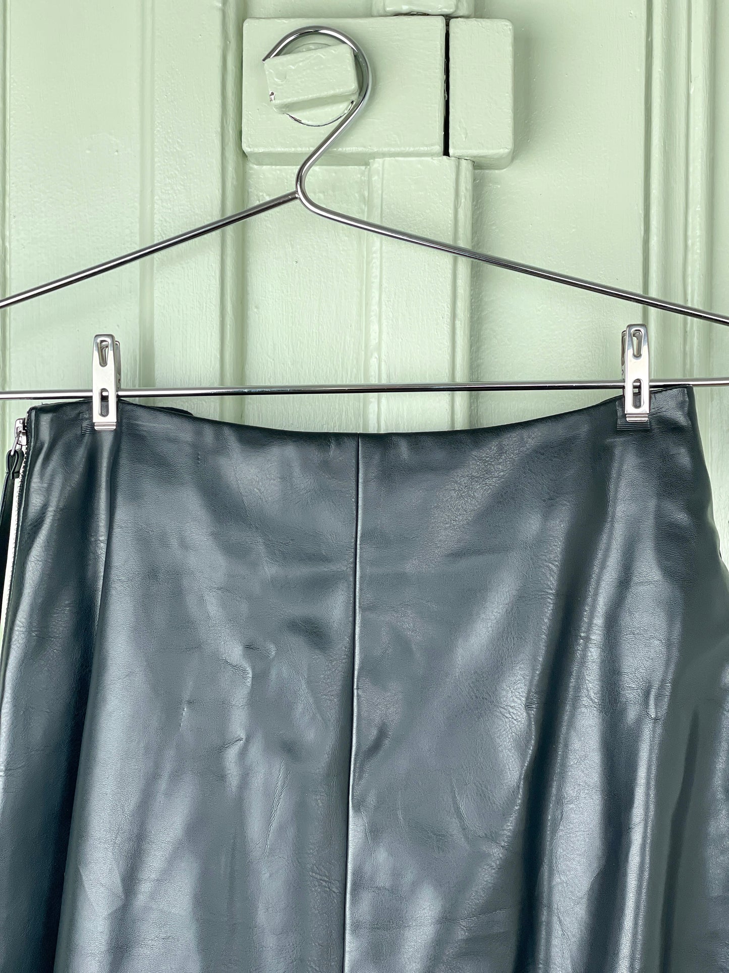 Maison Margiela AW11 Artisanal Faux Leather Maxi-Skirt