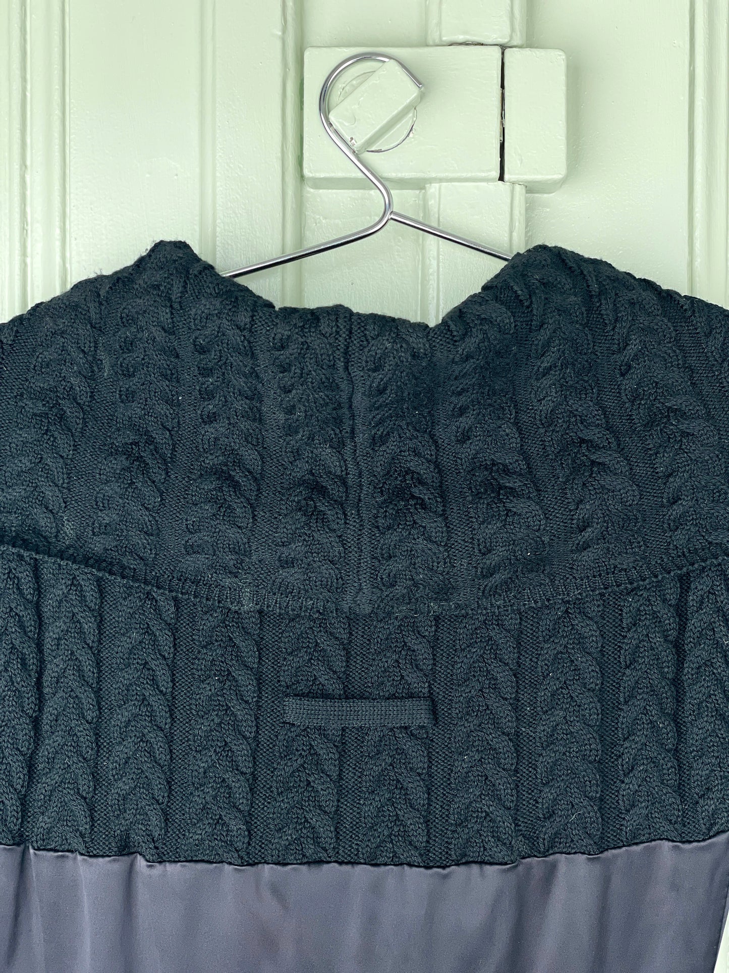 Jean Paul Gaultier x Equator 80s Hybrid Knit-Collar Gown