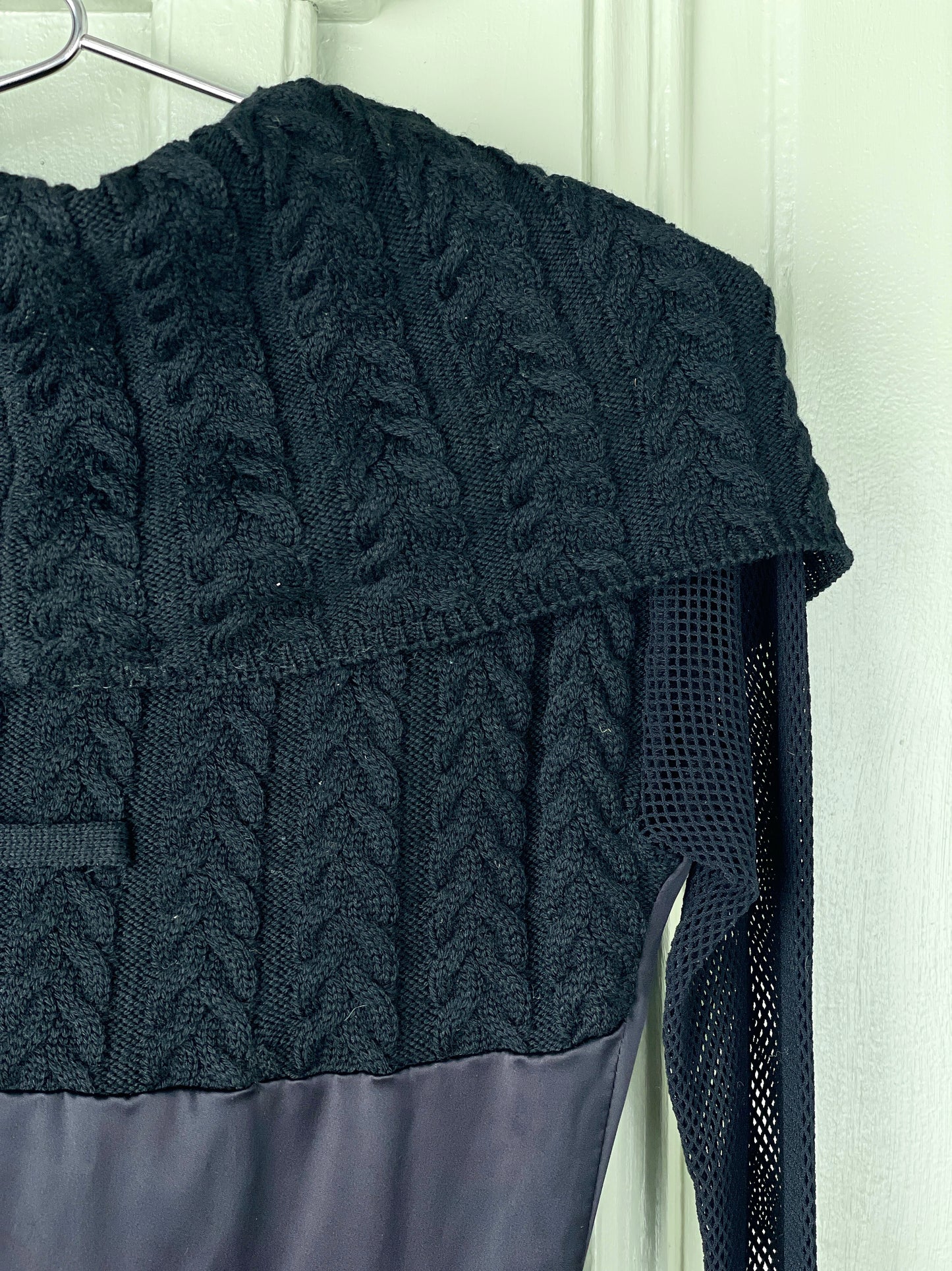 Jean Paul Gaultier x Equator 80s Hybrid Knit-Collar Gown