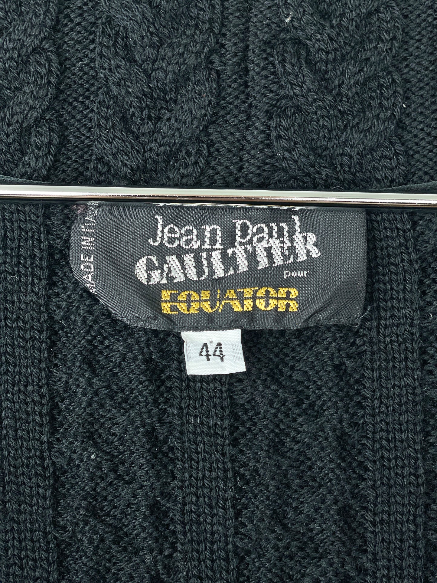 Jean Paul Gaultier x Equator 80s Hybrid Knit-Collar Gown
