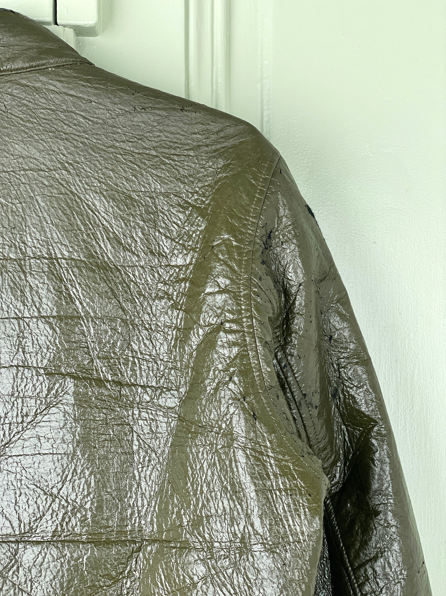 Helmut Lang Jeans AW99 Polyurethane Astro-Biker Jacket