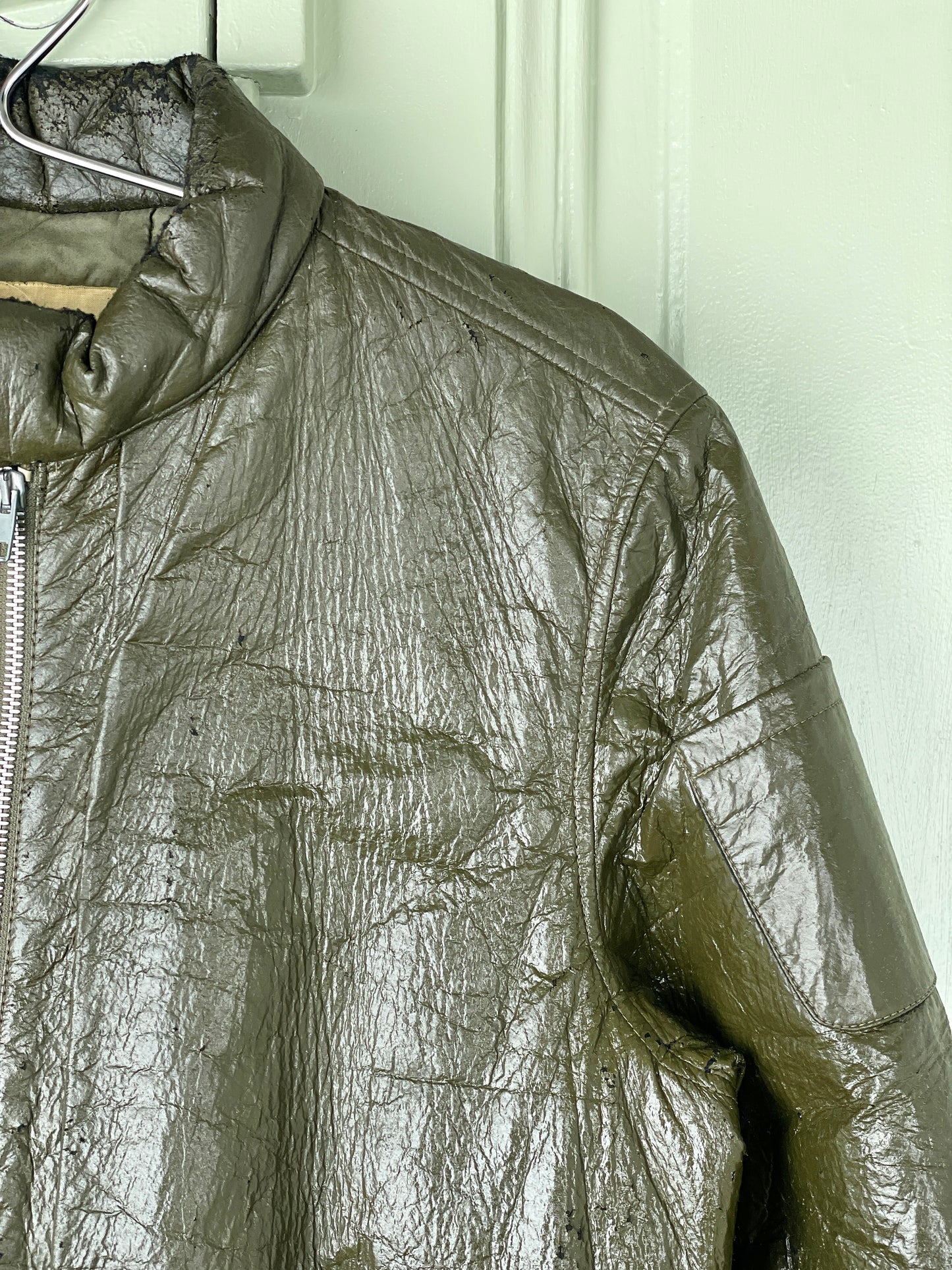 Helmut Lang Jeans AW99 Polyurethane Astro-Biker Jacket
