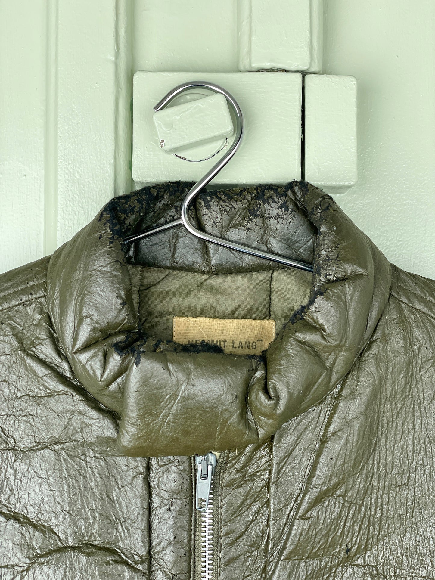 Helmut Lang Jeans AW99 Polyurethane Astro-Biker Jacket