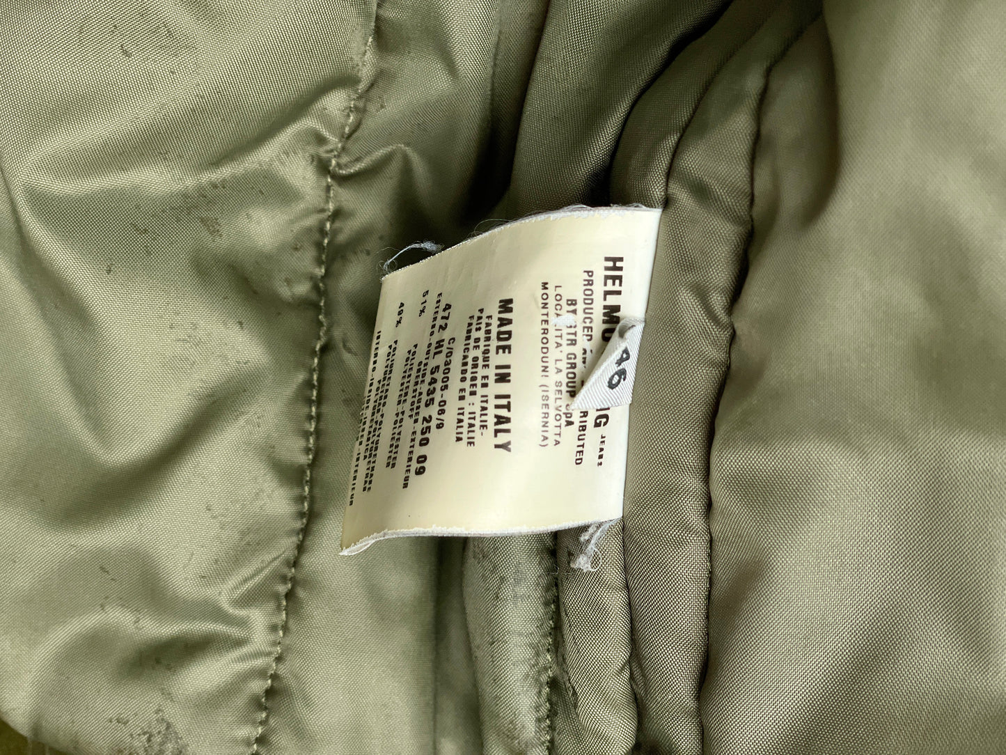 Helmut Lang Jeans AW99 Polyurethane Astro-Biker Jacket