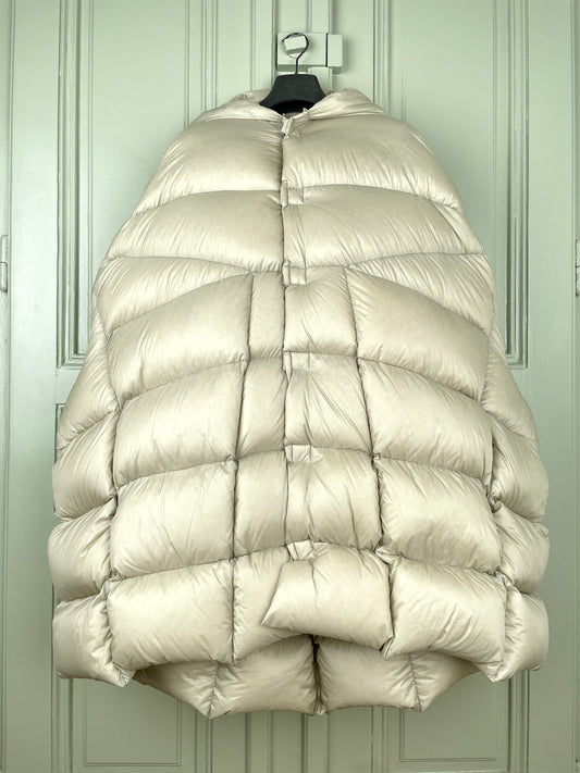 Rick Owens AW22 STROBE Transformable Oversize Puffer Cape Jacket