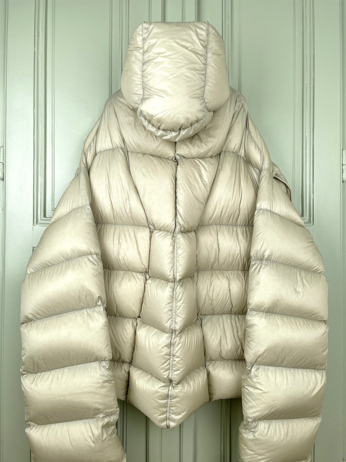 Rick Owens AW22 STROBE Transformable Oversize Puffer Cape Jacket