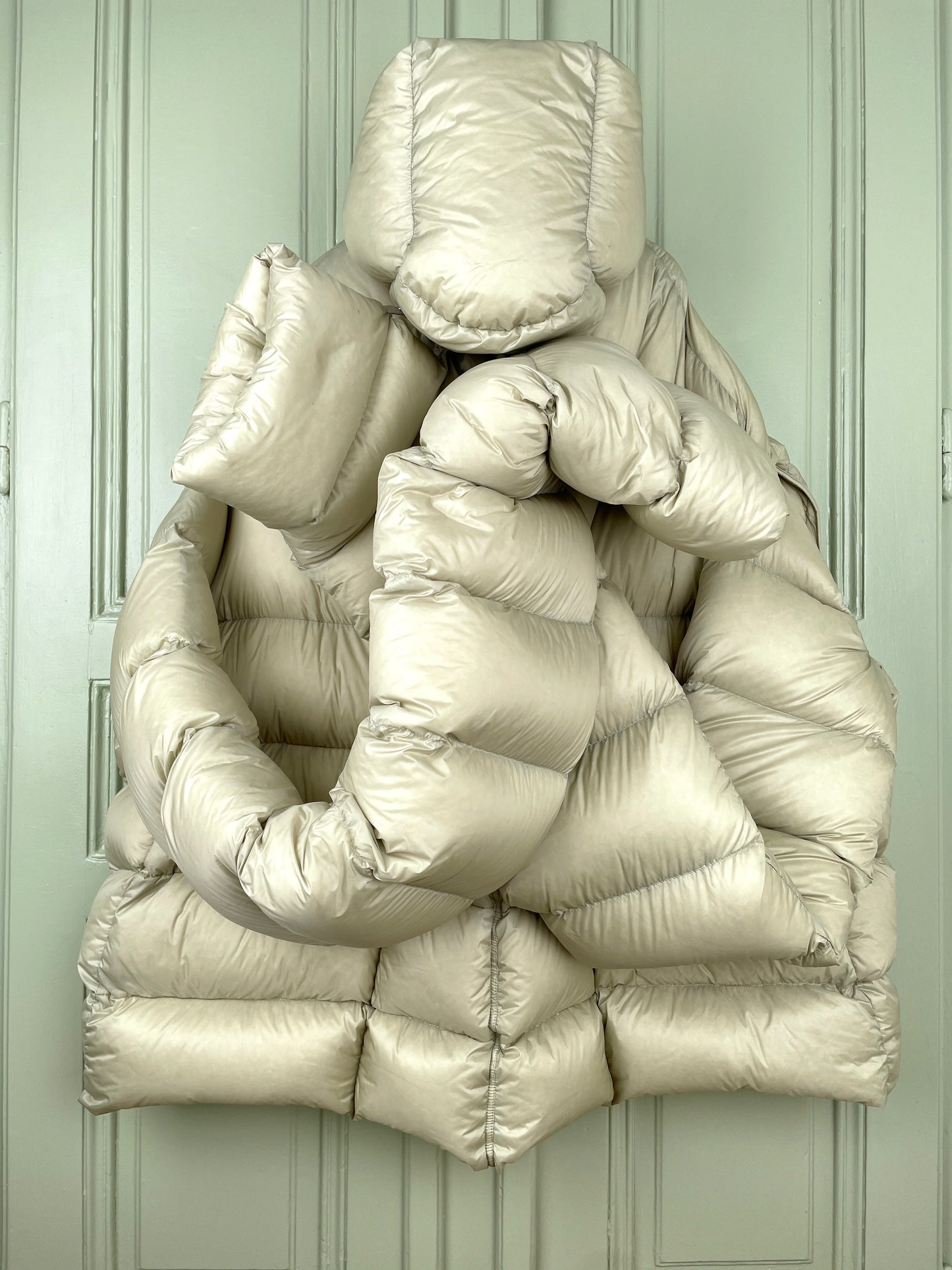 Rick Owens AW22 STROBE Transformable Oversize Puffer Cape Jacket