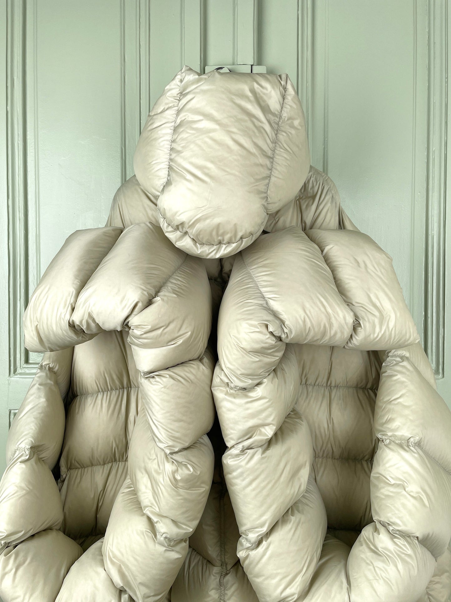 Rick Owens AW22 STROBE Transformable Oversize Puffer Cape Jacket