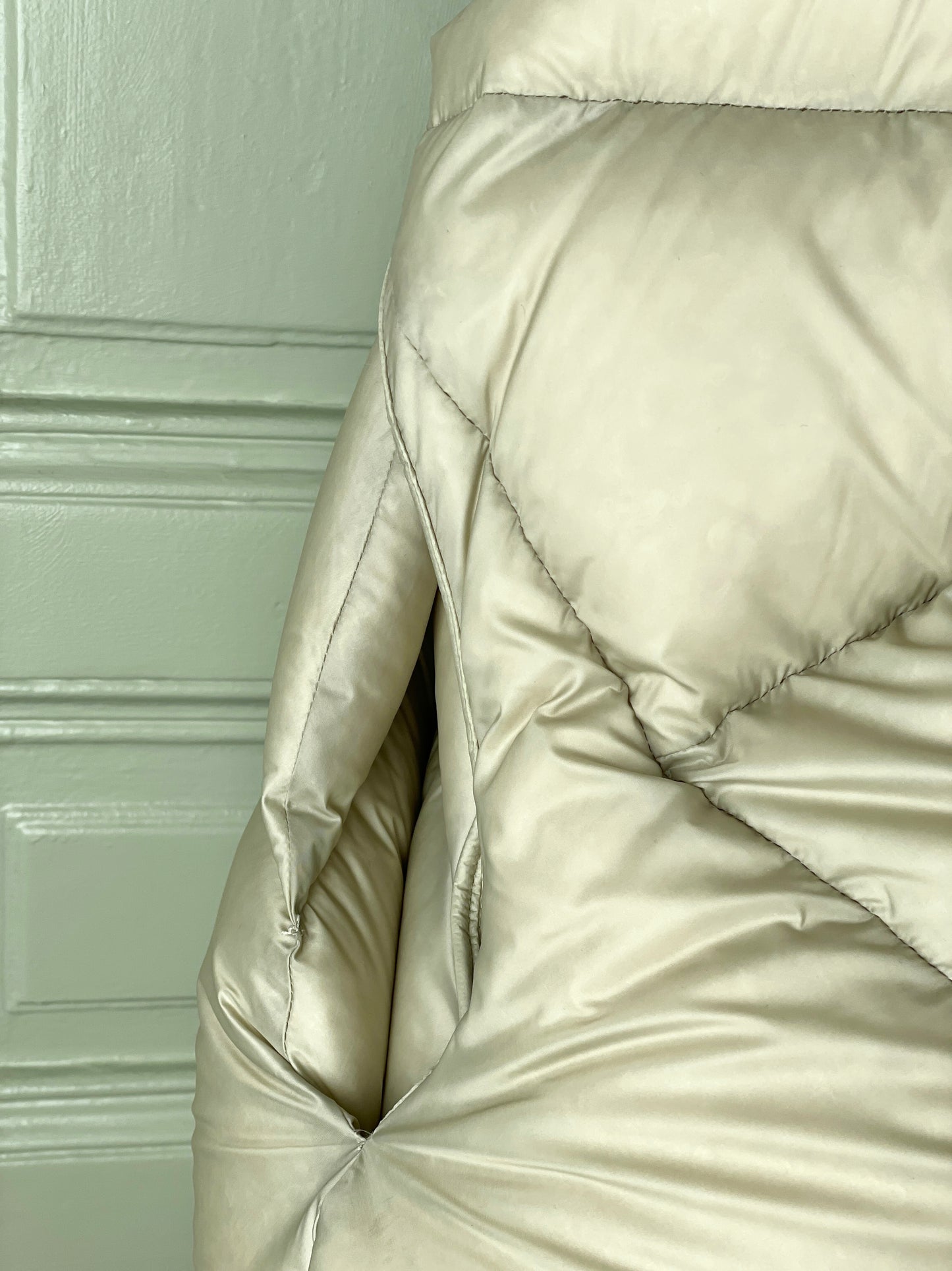 Rick Owens AW22 STROBE Transformable Oversize Puffer Cape Jacket