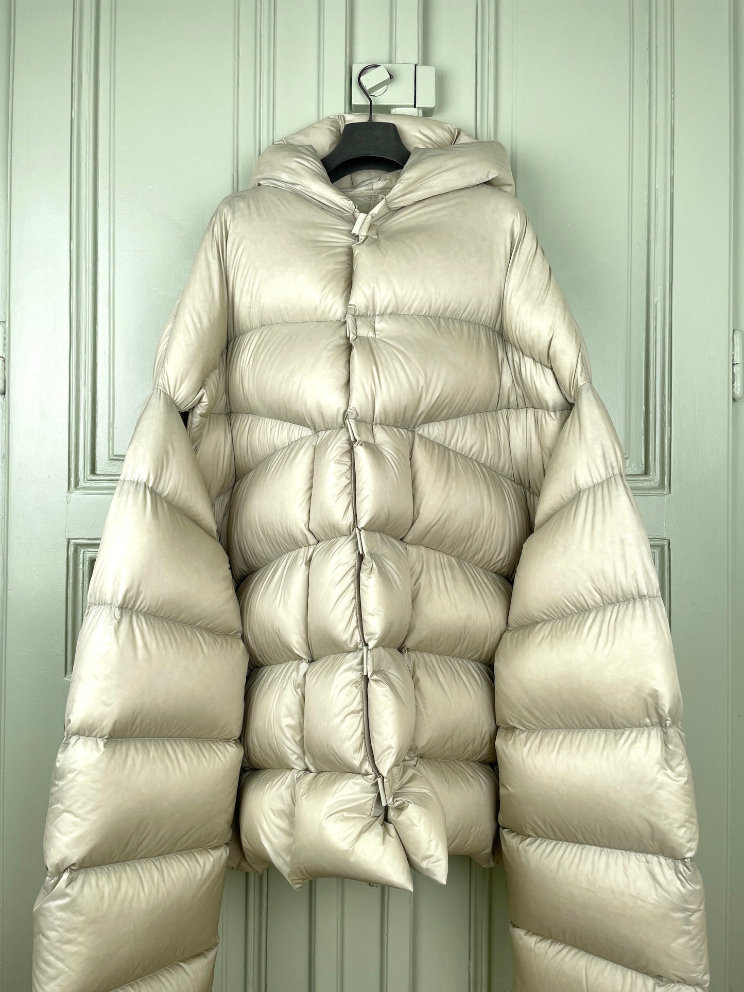 Rick Owens AW22 STROBE Transformable Oversize Puffer Cape Jacket