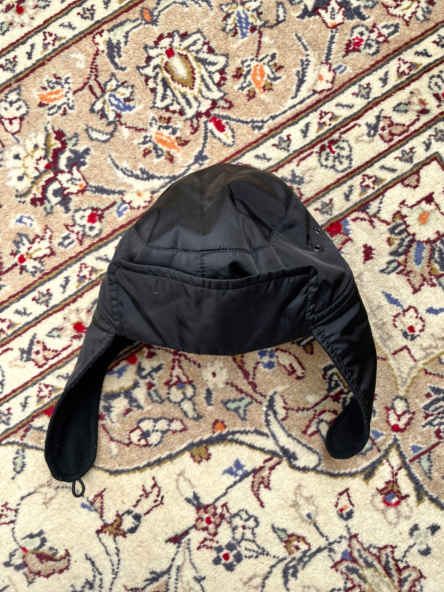 Prada AW99 Linea Rossa Padded Aviator Trapper Hat