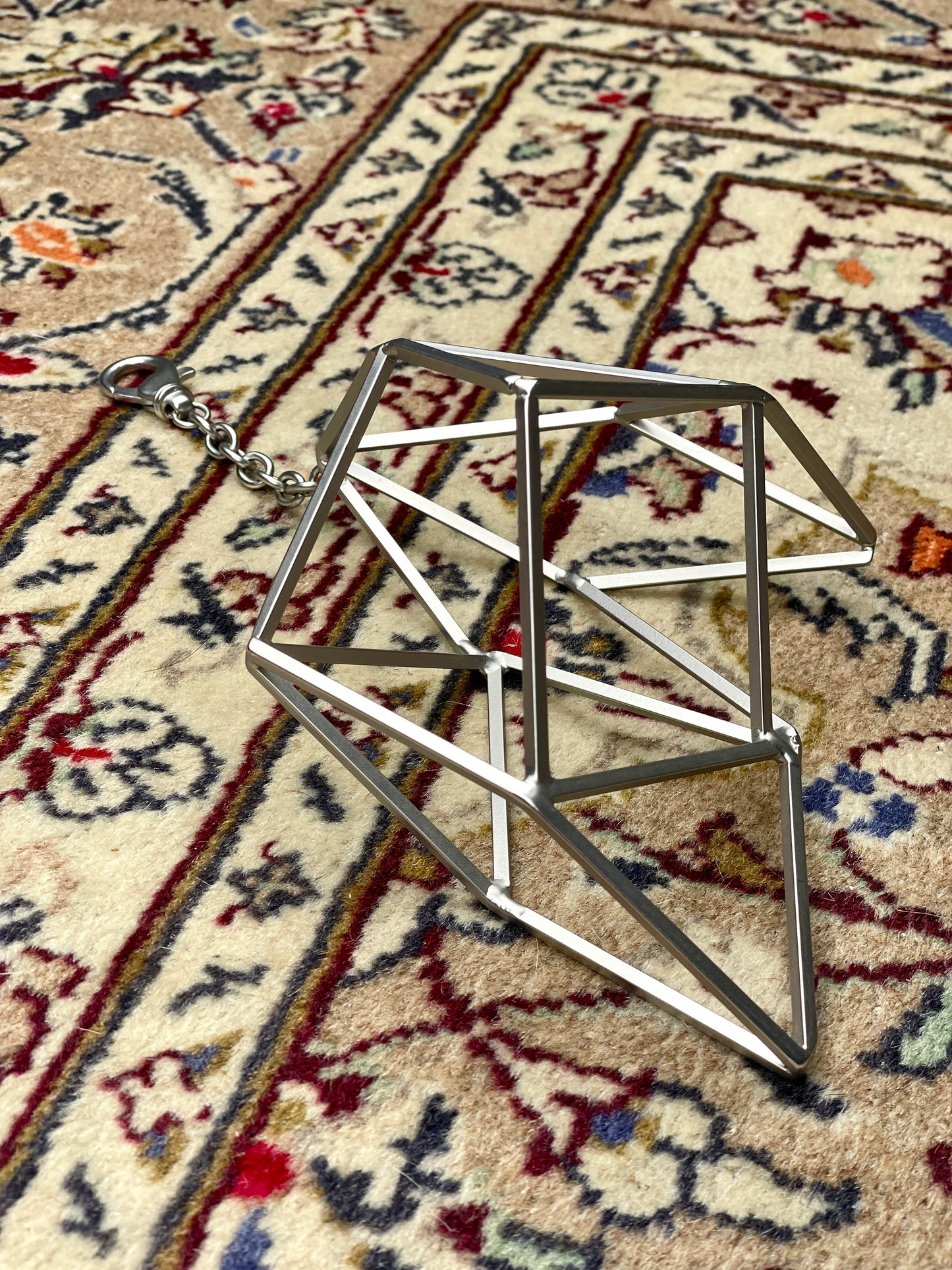 Rick Owens SS19 BABEL Large Geometrical Keychain