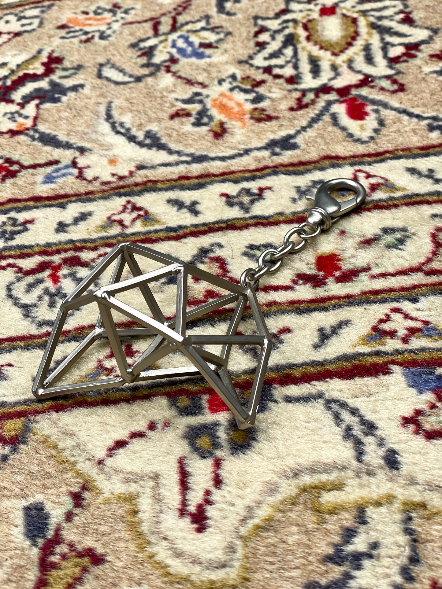 Rick Owens SS19 BABEL Small Geometrical Keychain
