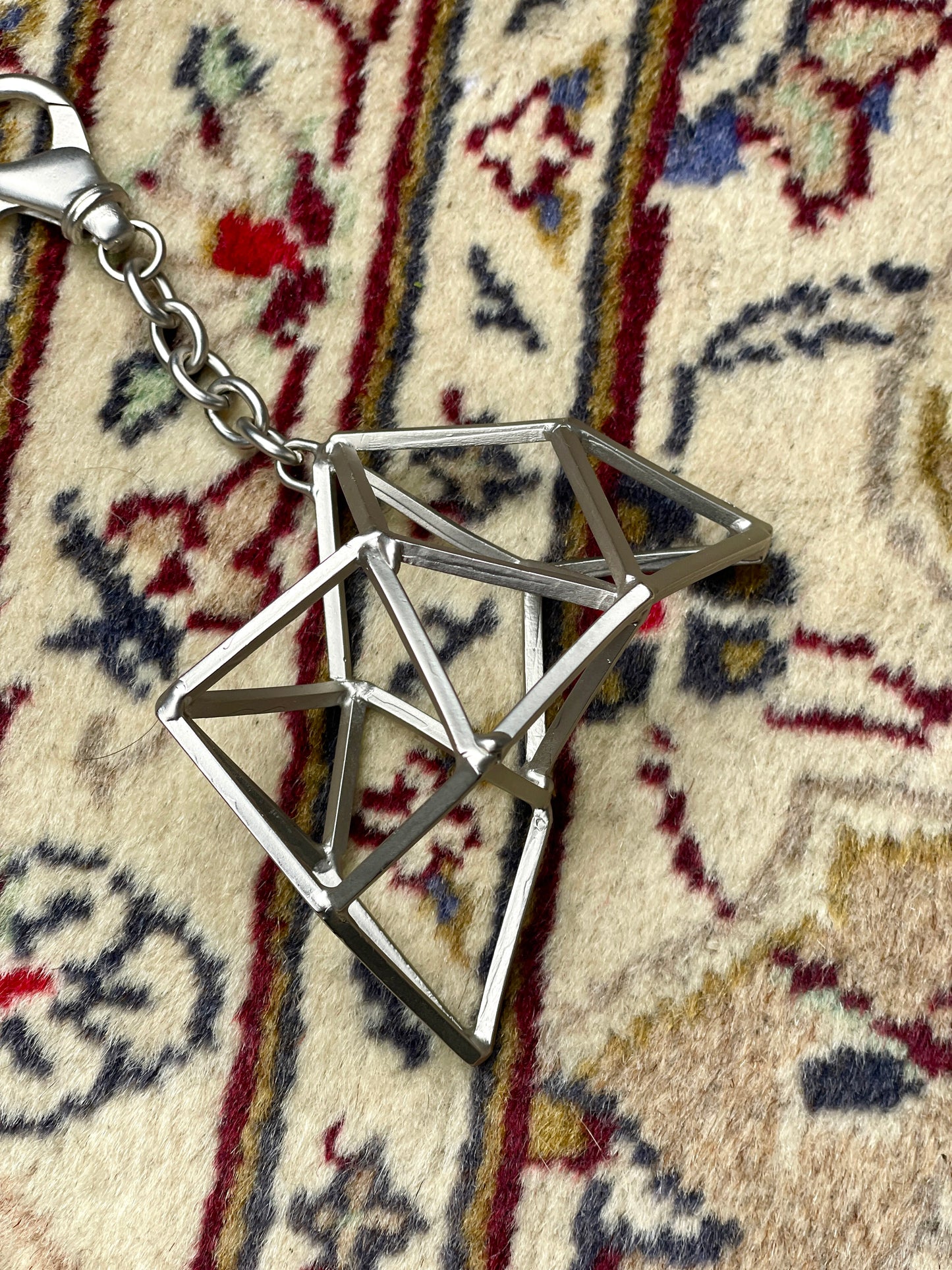 Rick Owens SS19 BABEL Small Geometrical Keychain
