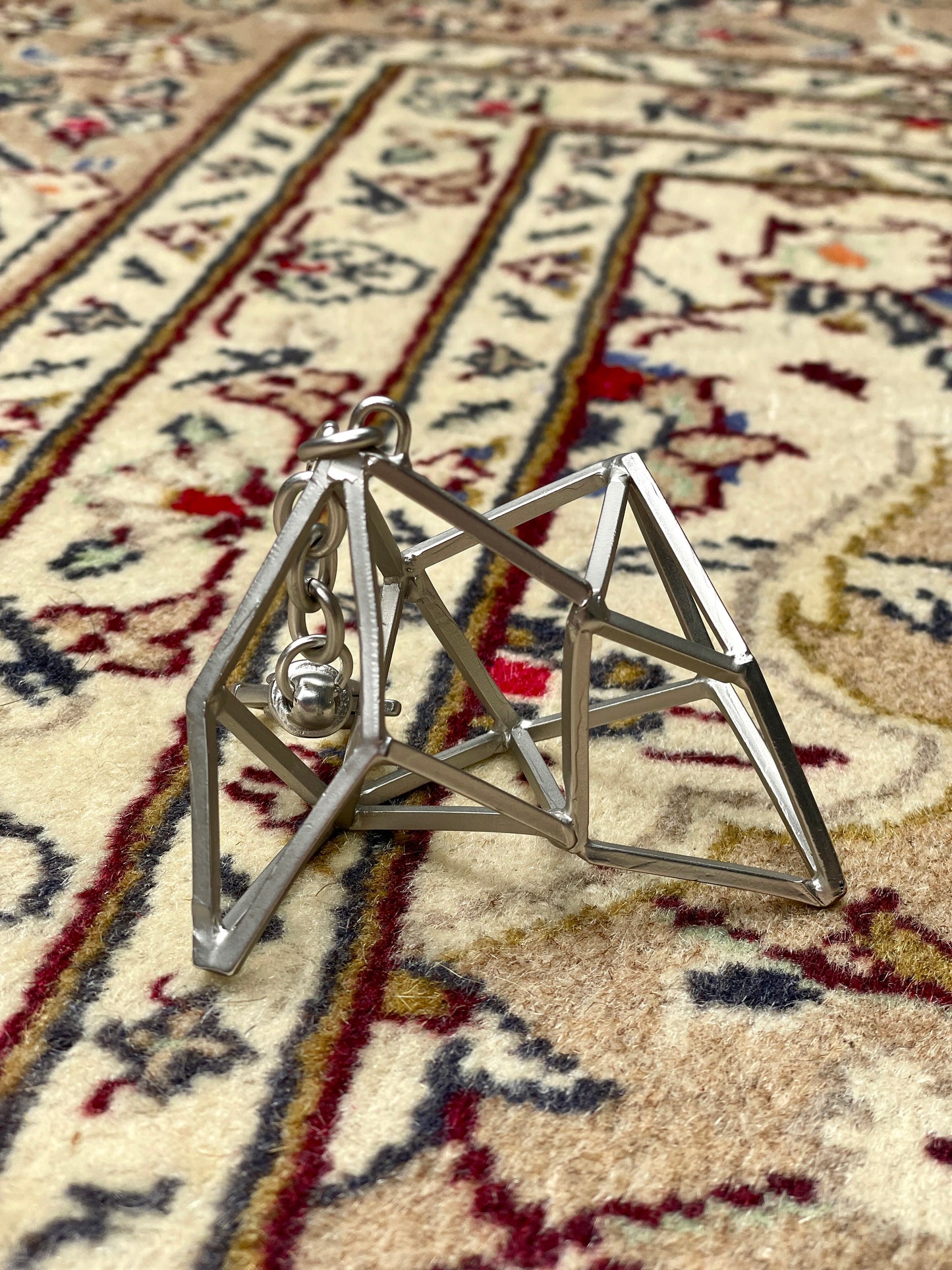 Rick Owens SS19 BABEL Small Geometrical Keychain