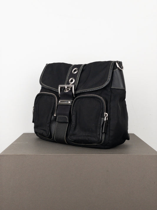 Prada 2000s ‘Moon’ Crossbody Cargo Bag