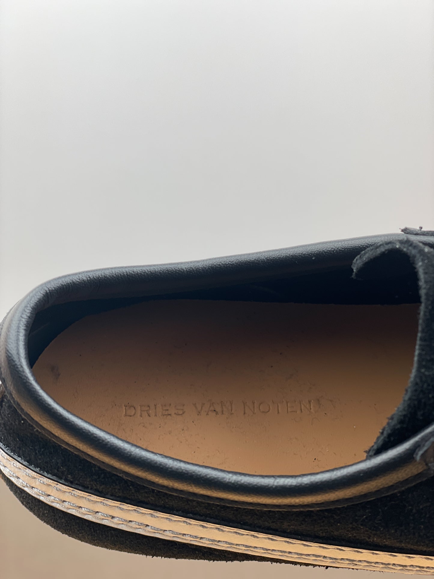 Dries van Noten Suede Marathon Low-Top Sneakers