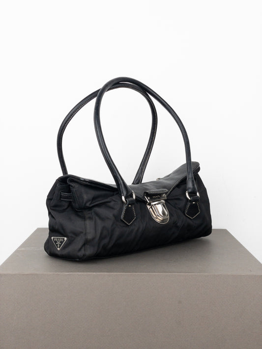 Prada 2000s ‘Easy’ Sybille East-West Baguette Shoulder Bag