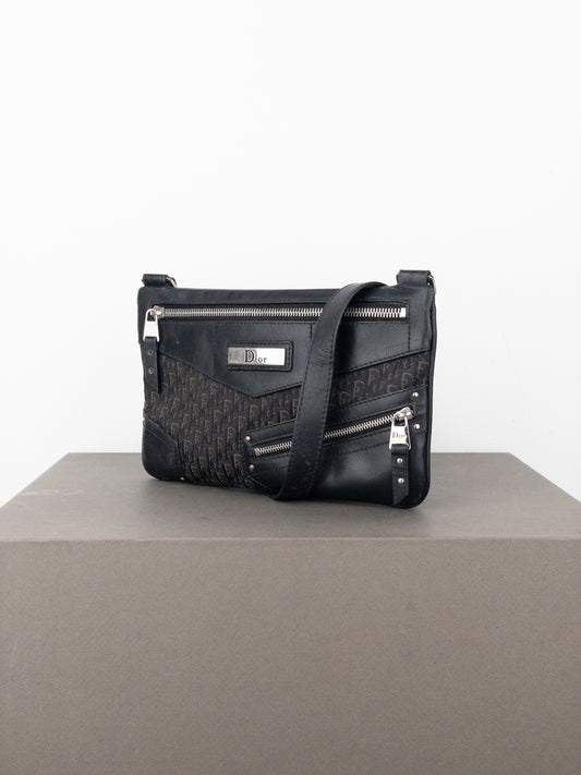 Dior by Galliano SS02 ‘Street Chic’ Diorissimo Monogram Trotter Crossbody Bag