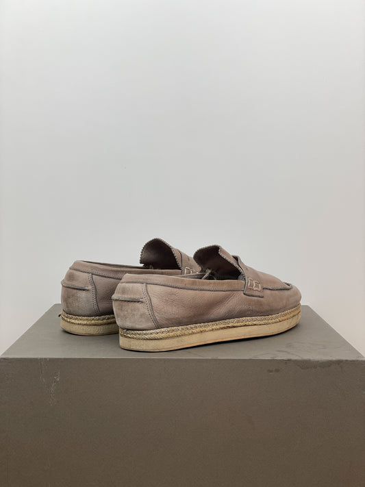 Miu Miu Boat Shoe Penny Loafers