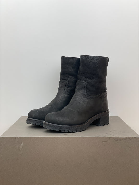 Prada AW99 Lugsole Biker Ankle Work Boots