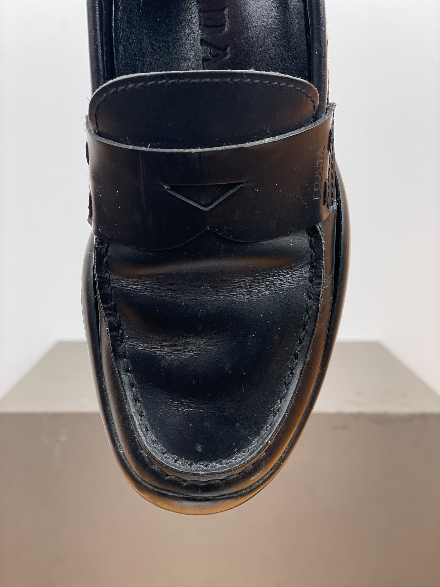 Prada AW99 Vibram Sports Penny Loafers