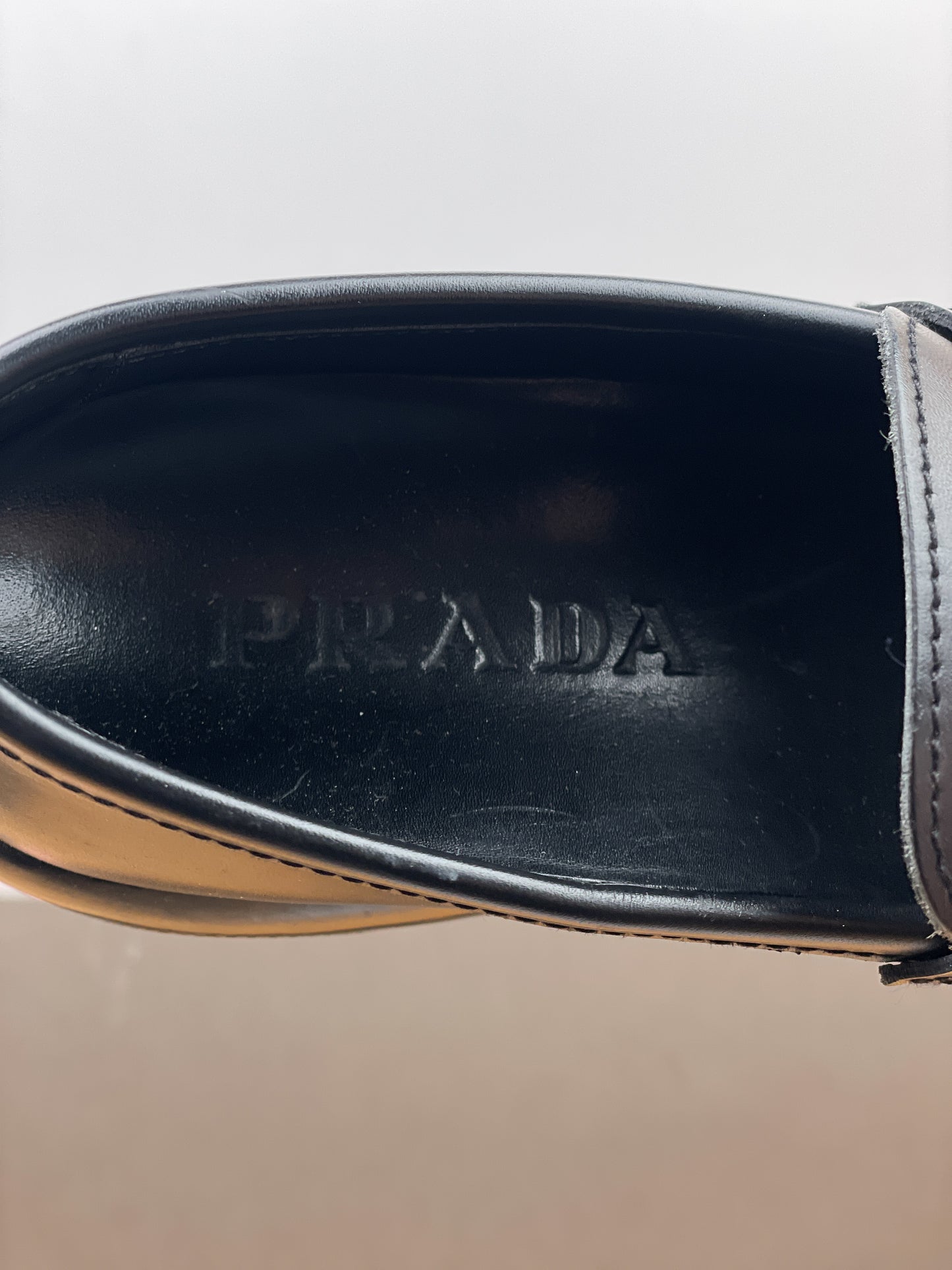 Prada AW99 Vibram Sports Penny Loafers