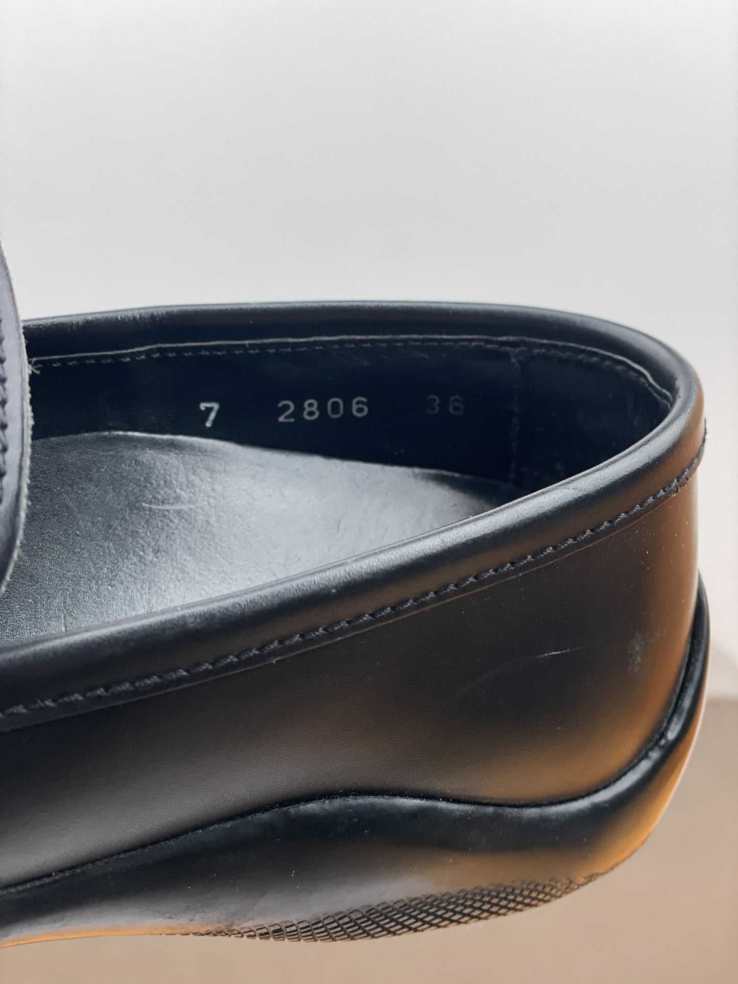 Prada AW99 Vibram Sports Penny Loafers