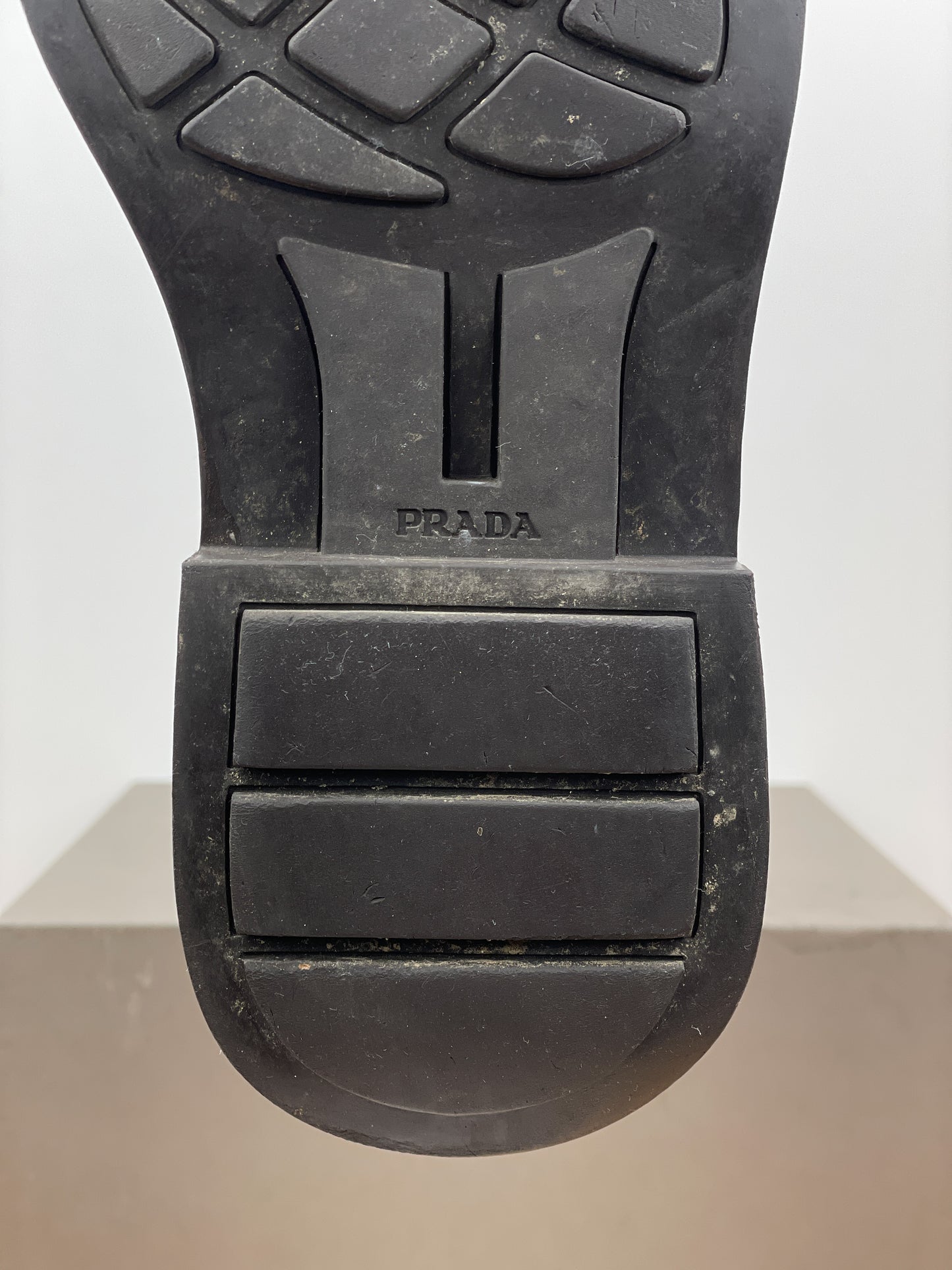 Prada AW99 Square Toe Combat Boots