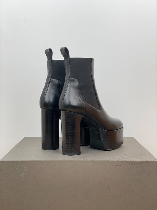Rick Owens AW19 'Larry' Kiss Heel Boots
