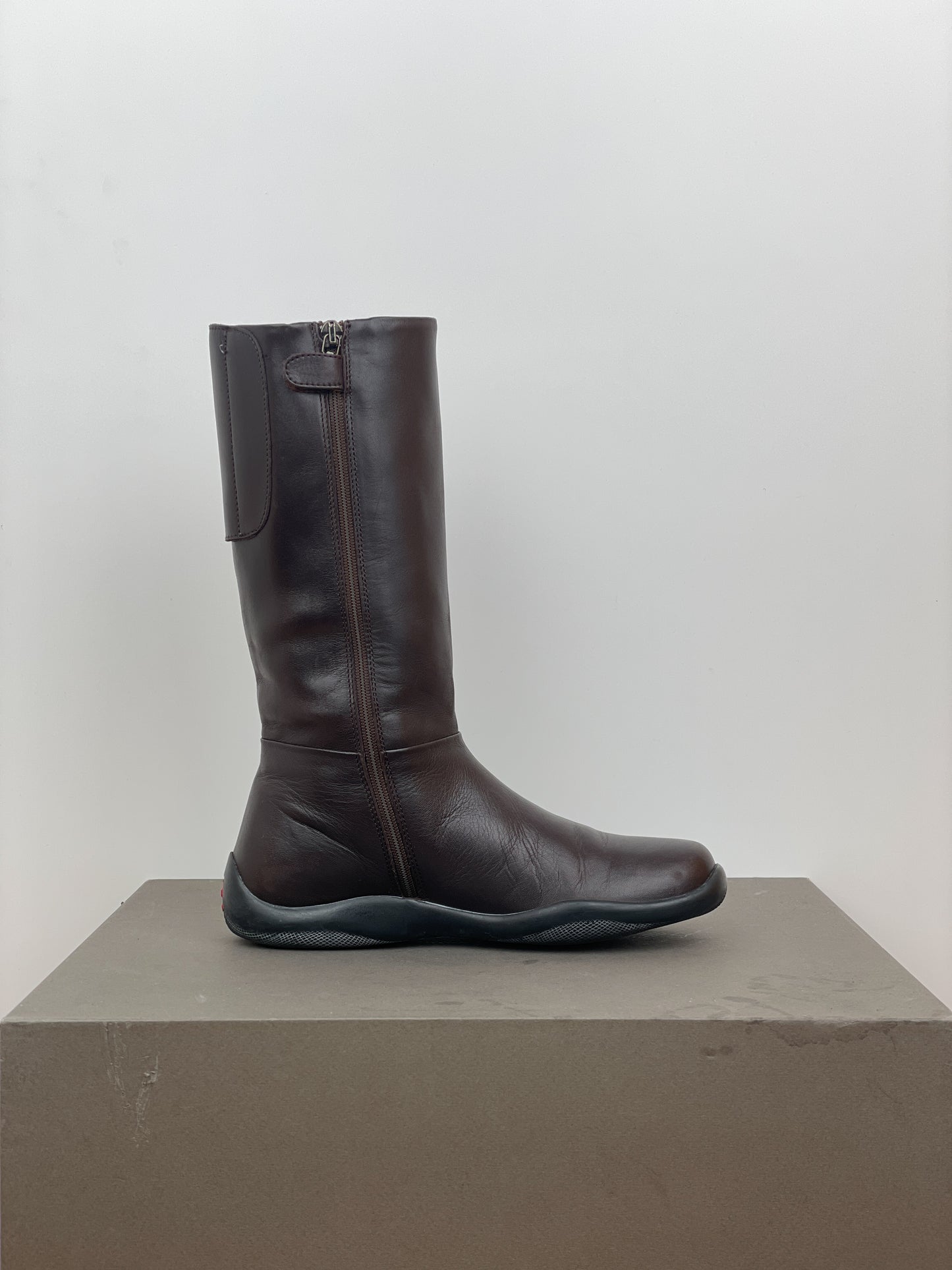 Prada AW99 Linea Rossa Sports Knee Boots