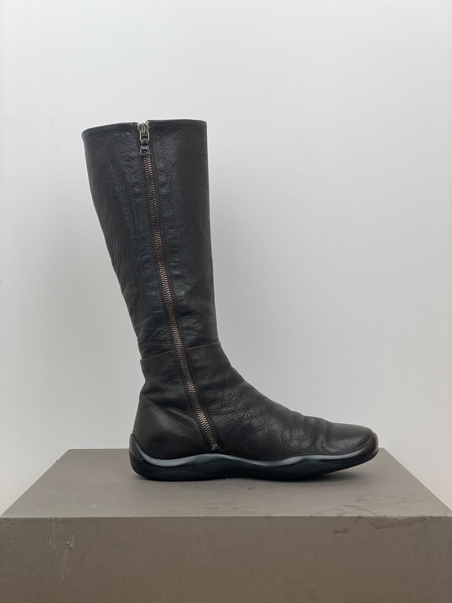 Prada AW99 Linea Rossa Sport Knee Boots