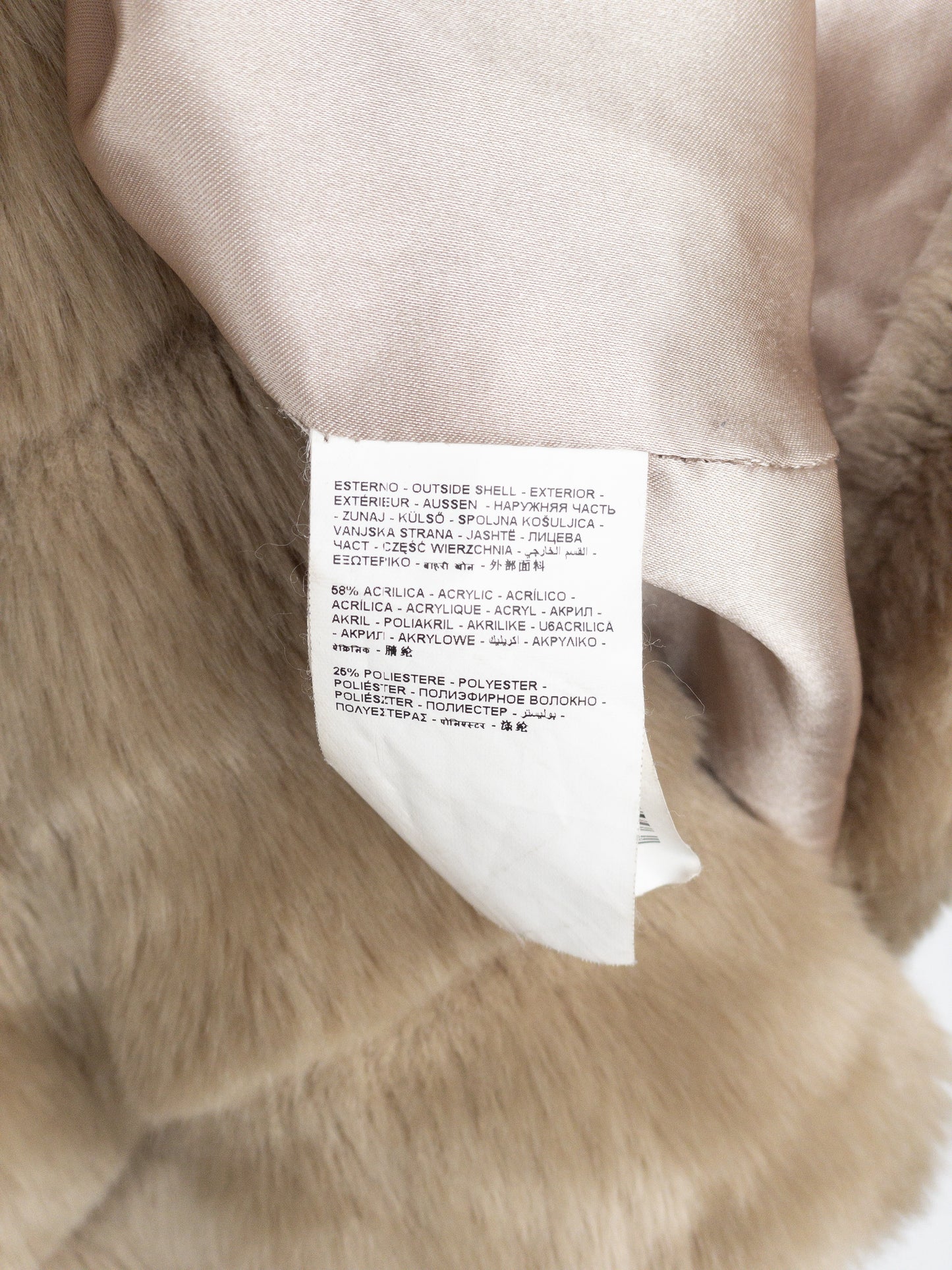 Jean Paul Gaultier 1990s Faux Fur Coat