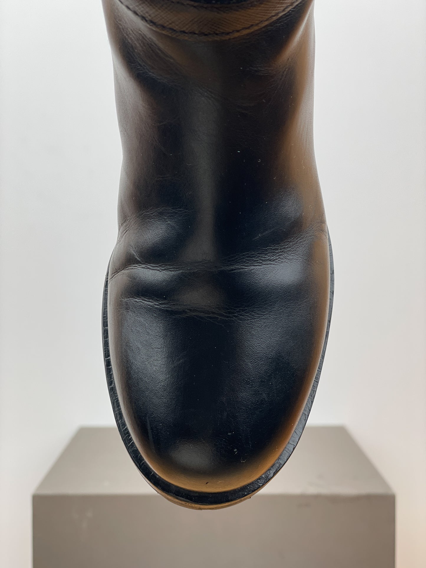 Prada 2000s Hybrid Buckle Biker Boots