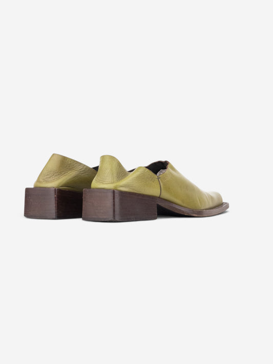 Miu Miu 2000s Square Toe Western Loafer Mules – side view