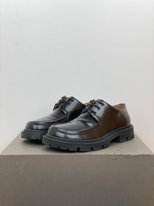 Maison Margiela Square Toe Lugsole Ivy Derby Shoes