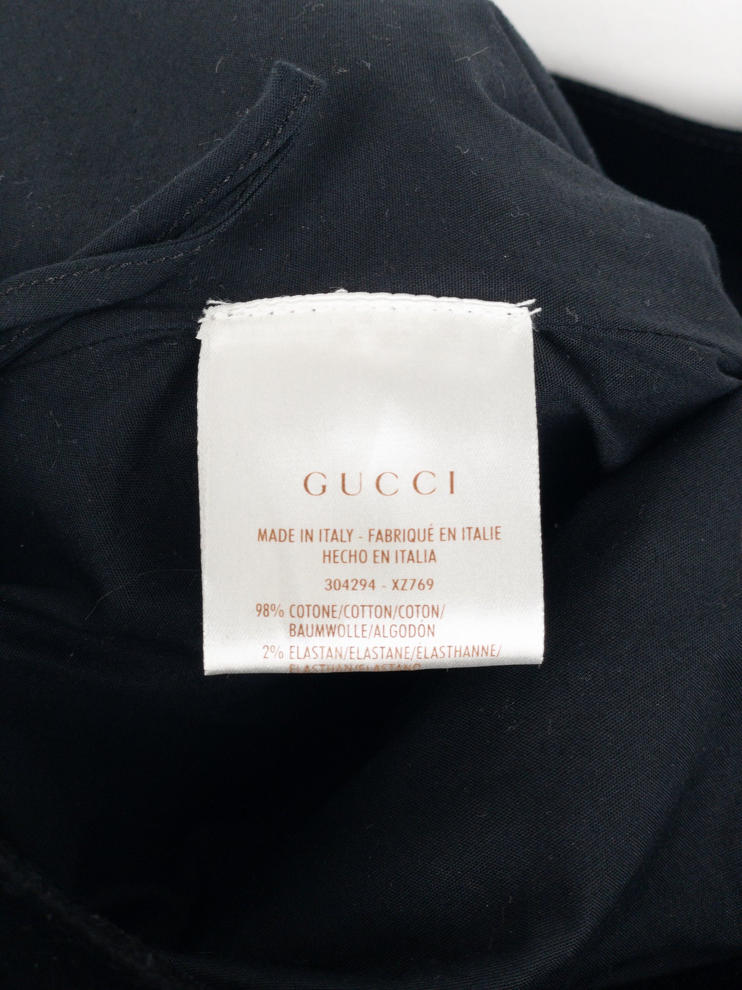 Gucci by Tom Ford AW01 Logo-Embroidered Flared Velvet Pants