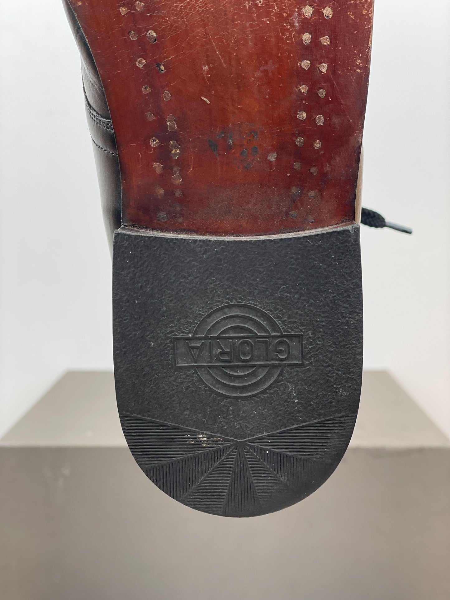 Helmut Lang 1990s Leather Combat Ankle Boots