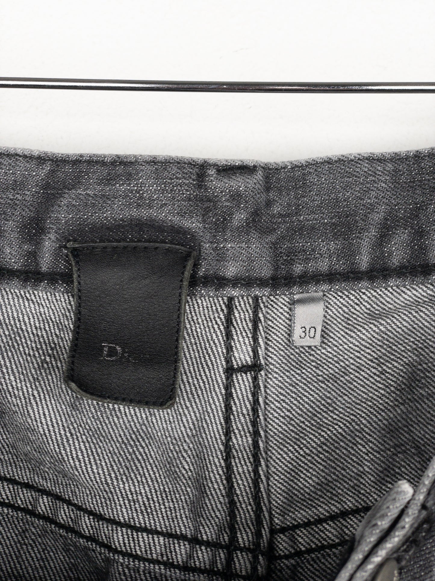 Dior Homme by Hedi Slimane Repaired Denim Jeans