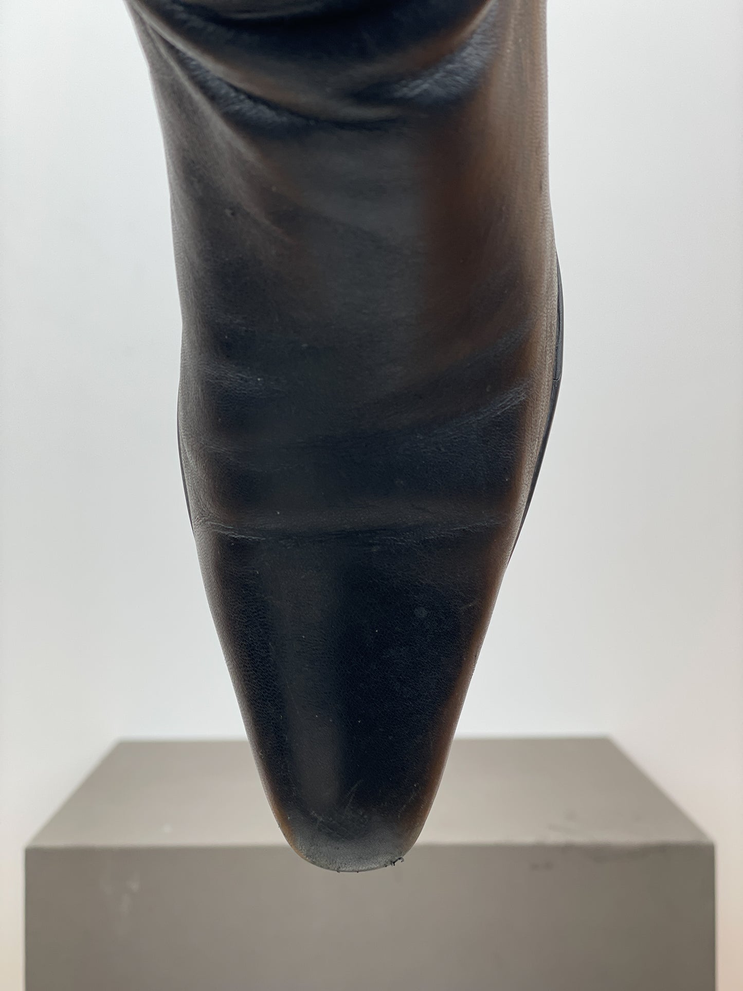 Prada 2000s Knee-High Sports Kitten Heel Boots
