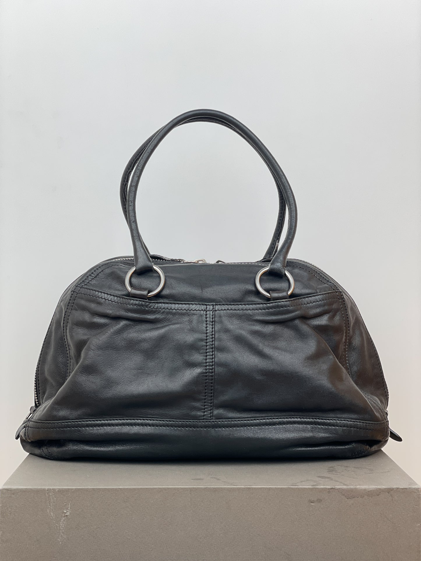 Prada 2000s Cargo-Pocket Bowling Handbag