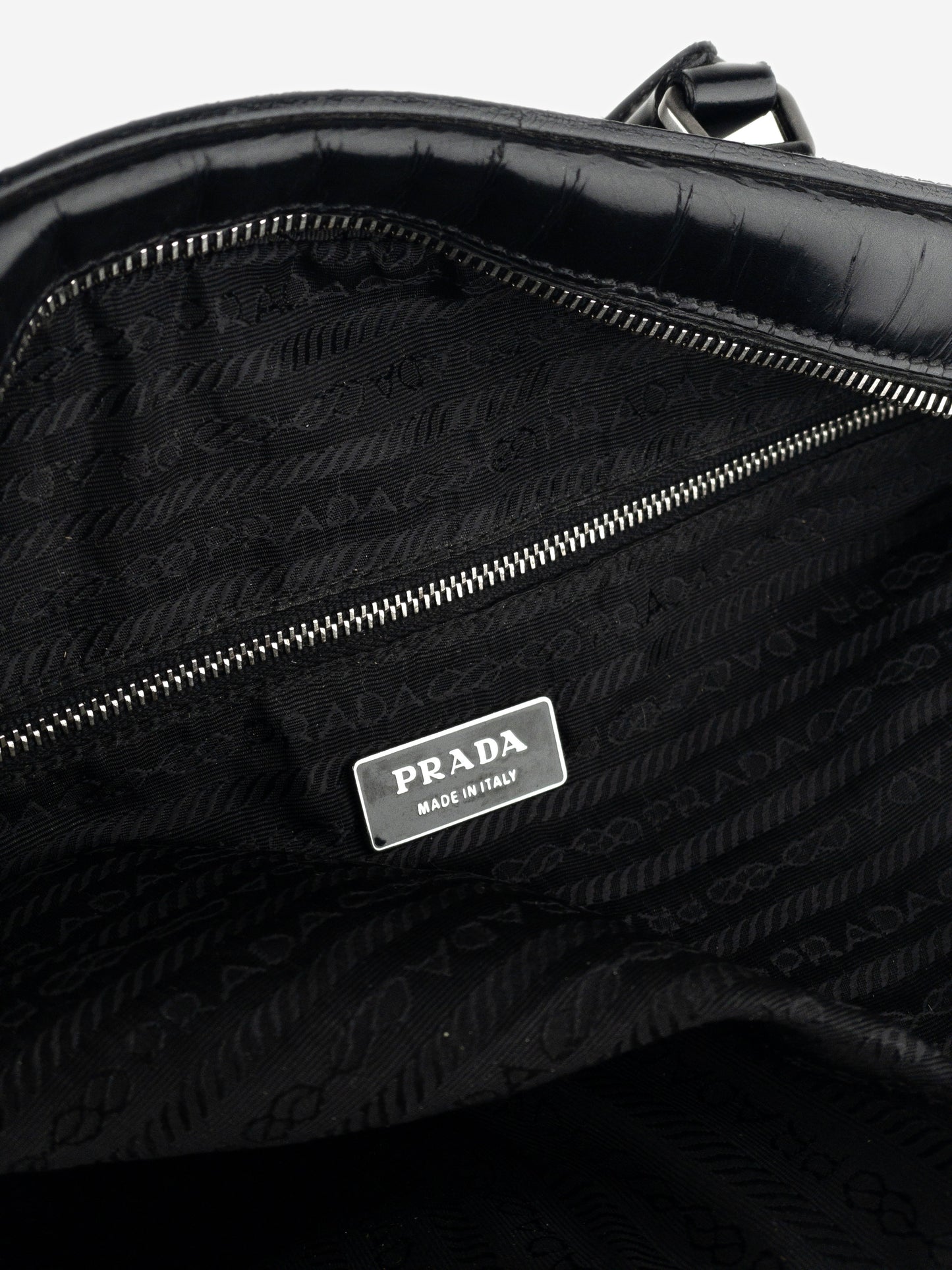 Prada 2000s Bauletto Bowling Shoulder Bag