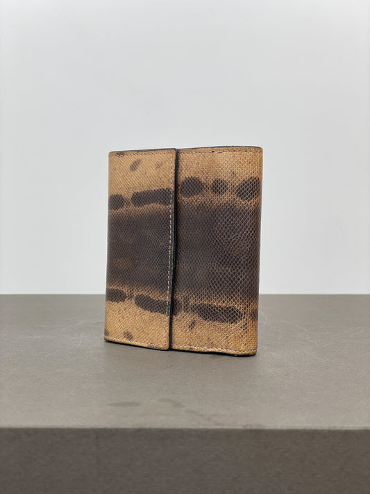 Gucci by Tom Ford 1990s Python Snakeskin Cardholder