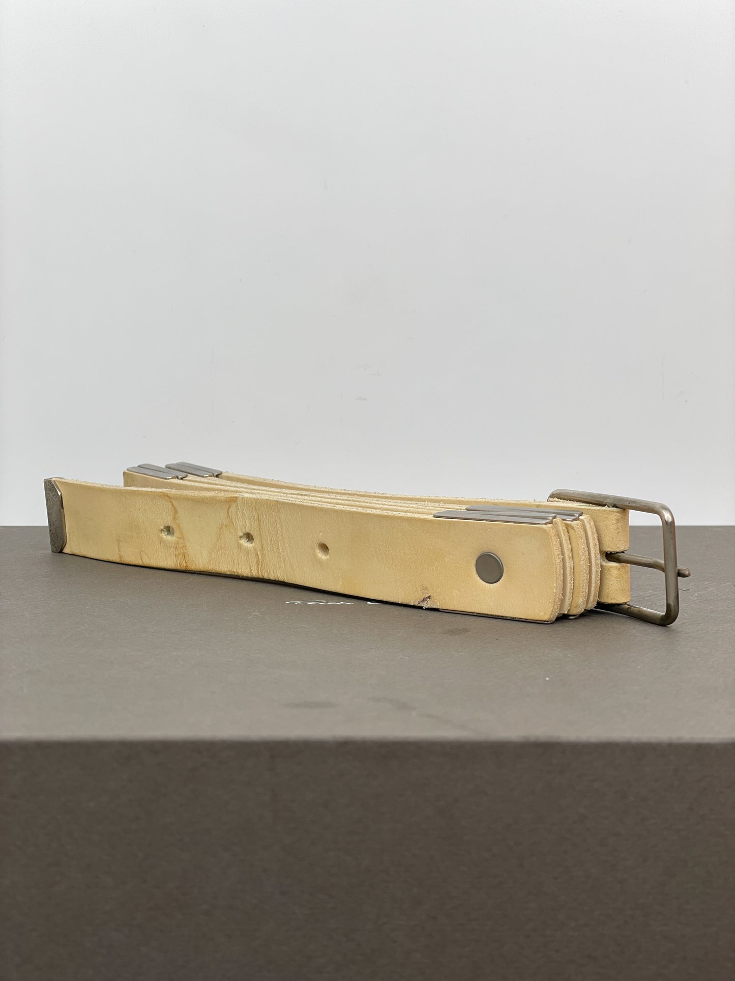 Carol Christian Poell SS02 'Safe' Folded Screw Leather Belt
