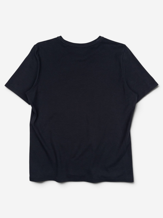 Chanel by Karl Lagerfeld 2010s CC Logo Uniform T-Shirt – back view