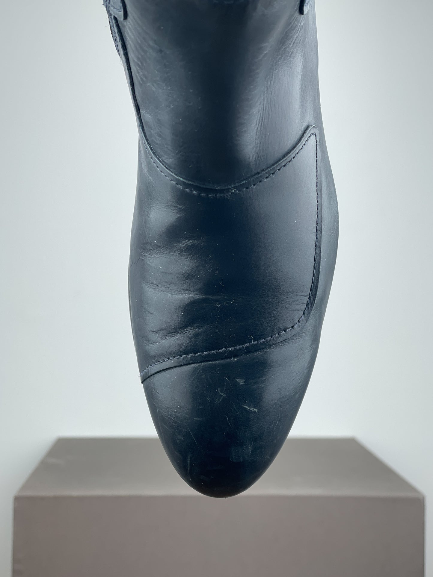 Miu Miu AW08 Knee-High Biker Riding Boots